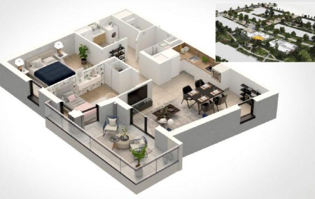 MAZALINE IMMOBILIER : Appartement | BOURGOIN-JALLIEU (38300) | 60 m2 | 232 000 € 