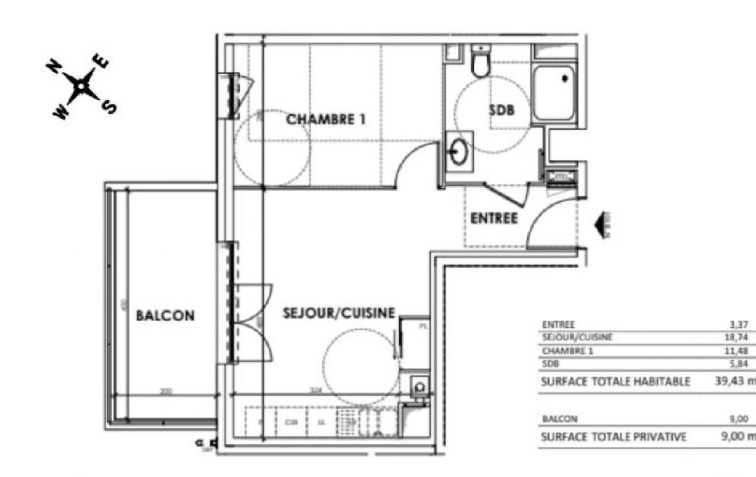 MAZALINE IMMOBILIER : Appartement | LE PONT-DE-BEAUVOISIN (38480) | 39 m2 | 158 400 € 